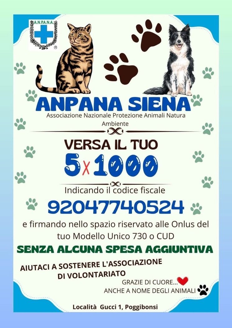 5x1000 ANPANA Siena